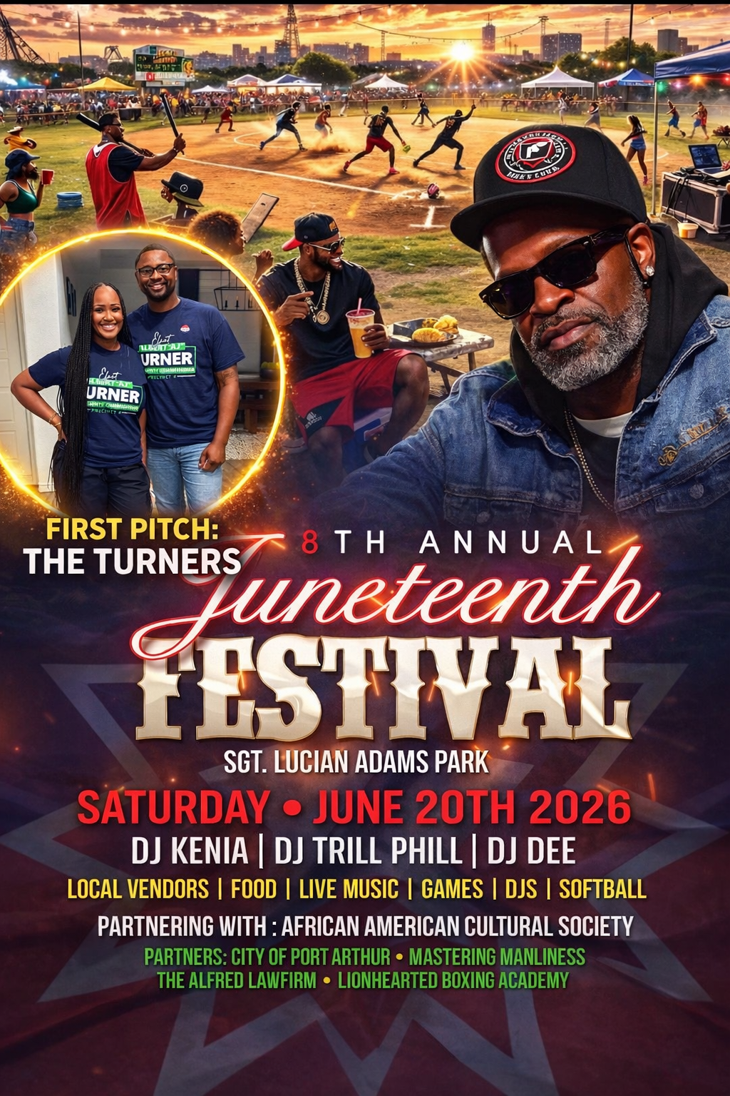 8th Annual Juneteenth Festival Flyer