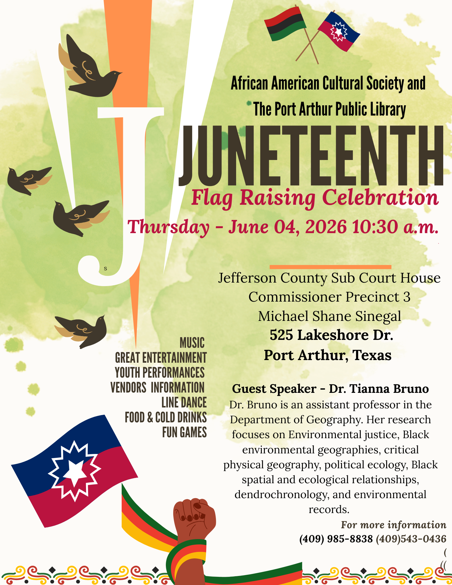Flag Raising Flyer