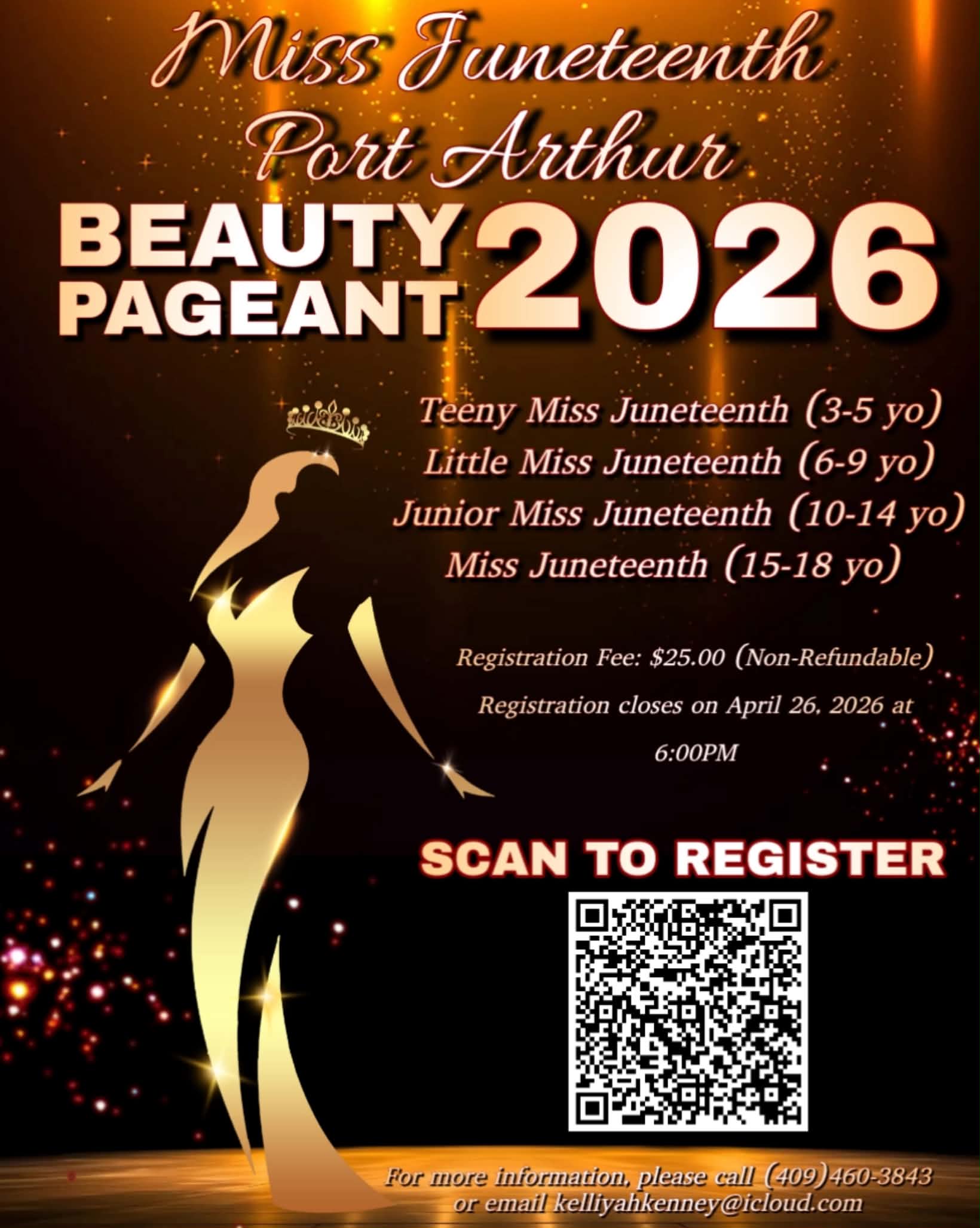 Miss Juneteenth Pageant Flyer